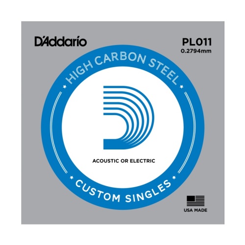 D'ADDARIO PL011 - Plain steel